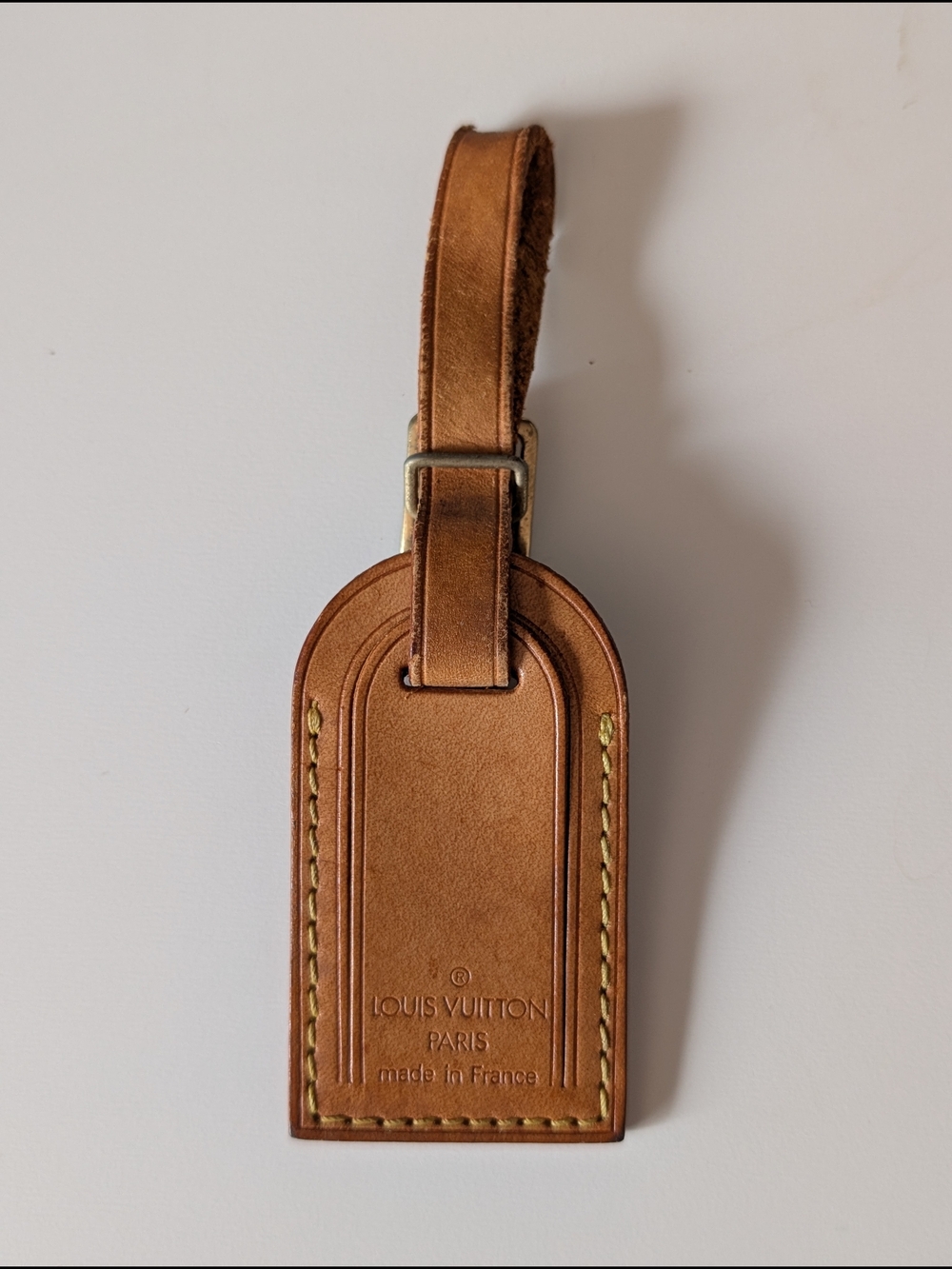 Louis Vuitton Vachetta Leather Luggage Tag